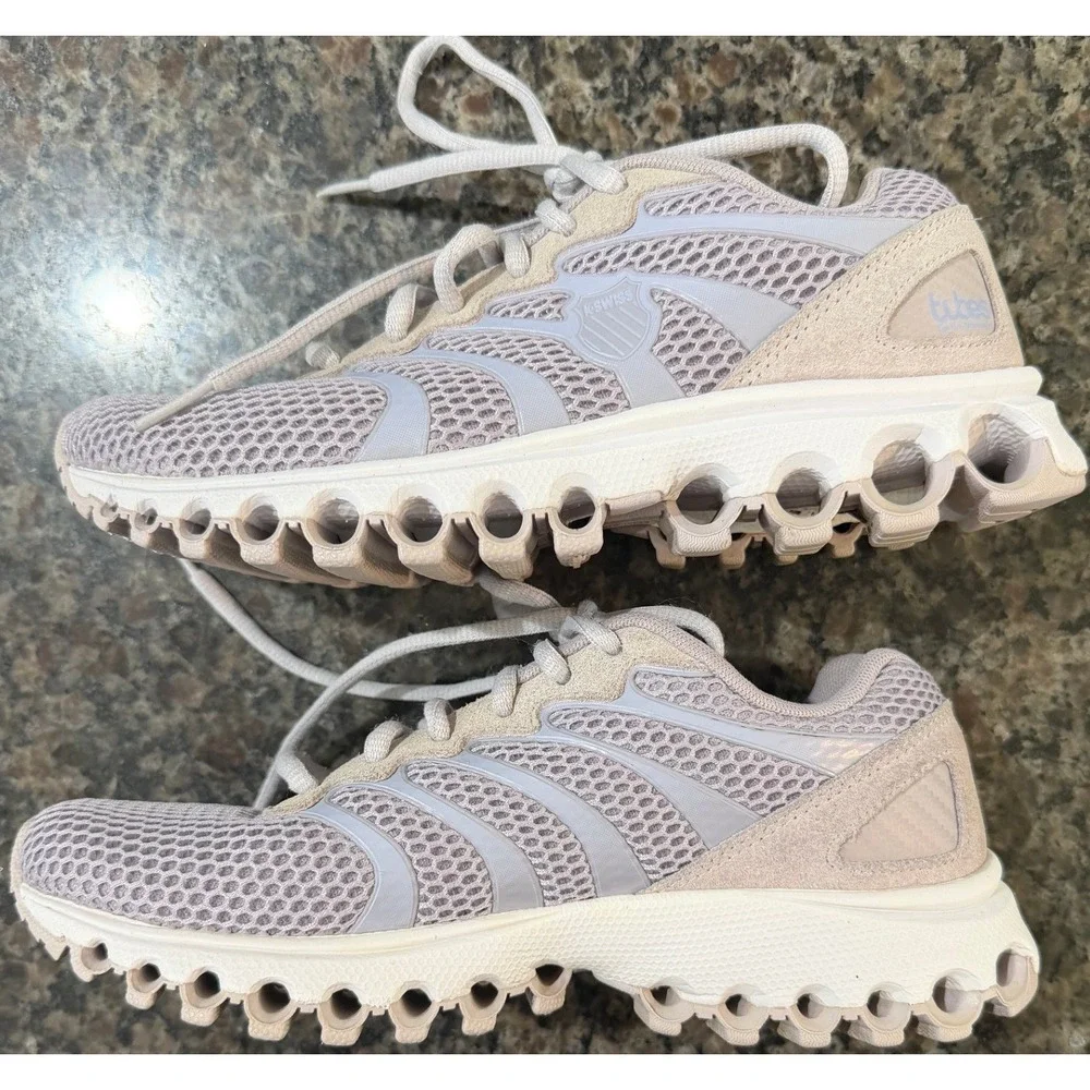 K-Swiss Tubes Comfort 200 Women Lavender Grey Training Shoes 97112-584-M Size 6